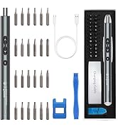 LOFICOPER Mini Electric Screwdriver, Cordless Electric Screwdriver, 28 in 1 Cordless Home Repair ...