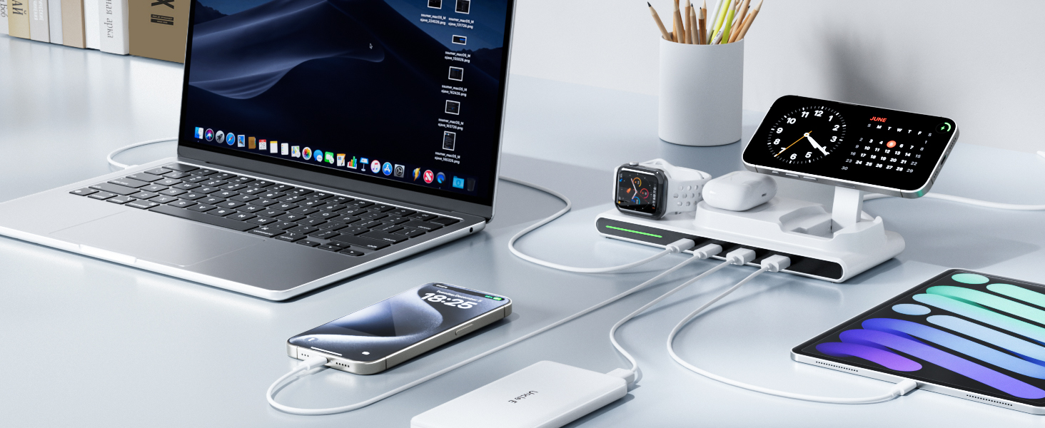 7-in-1 Wireless Charging Station for Apple Multiple Devices