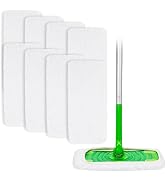 Ashsajkd Thickened Fiber Mop Refill Cleaning Pad - Compatible with Swiffer Sweeper Wet mops, has ...