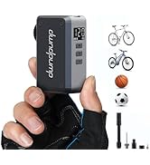 dwndpump Mini Bike Pump with Gauge, 120 PSI Electric Bicycle Pump, Rechargeable Bike Air Pump Por...
