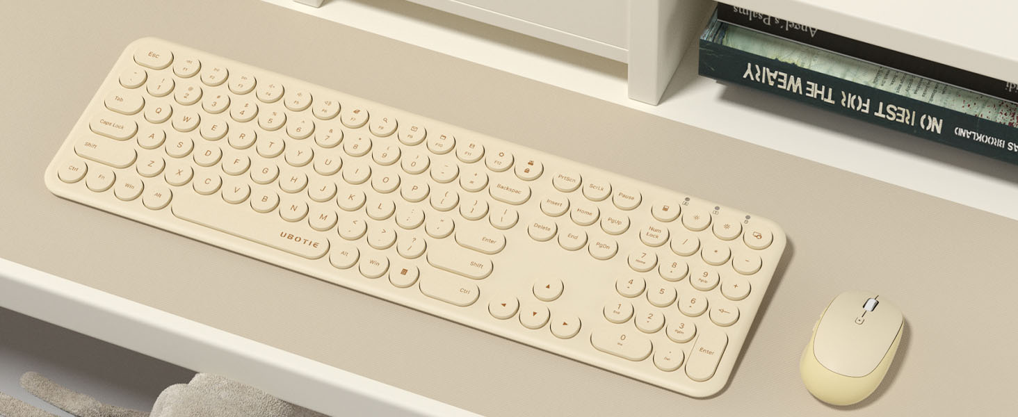 colorful wireless keyboard and mouse