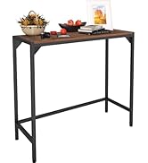Tigerden Industrial 33" Narrow Console Table, Sofa Table for Entryway, Couch Table, Entrance Side...