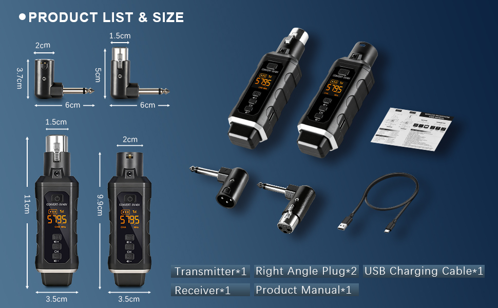 UHF Wireless XLR Transmitter &amp;amp;amp;amp; Receiver