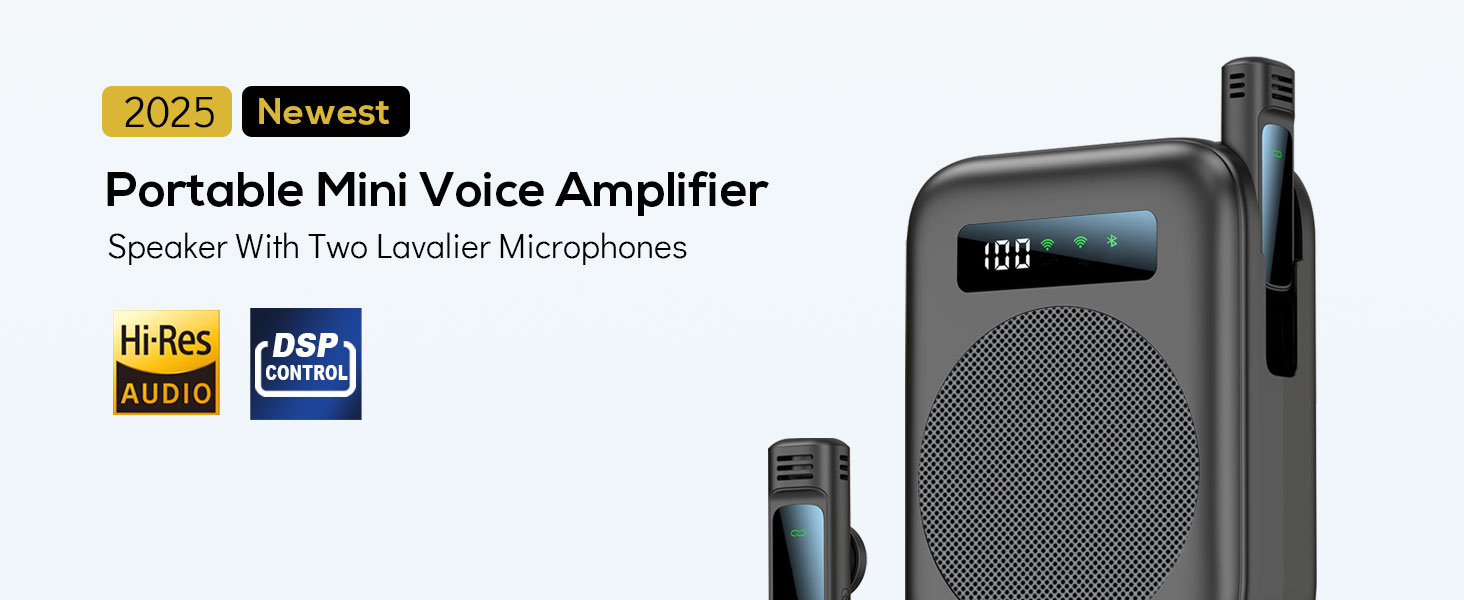 voice amplifier wireless lavalier microphone portable speaker for teachers classroom