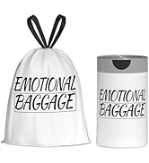 13 Gallon Trash Bags with Drawstring and Words Printed, Leakproof and Odor Control Garbage Bags T...