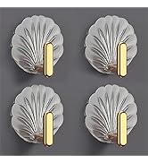 KINTEGOOD Decorative Wall Self Adhesive Hooks, Adhesive Wall Hooks for Hanging Heavy Duty, Over T...