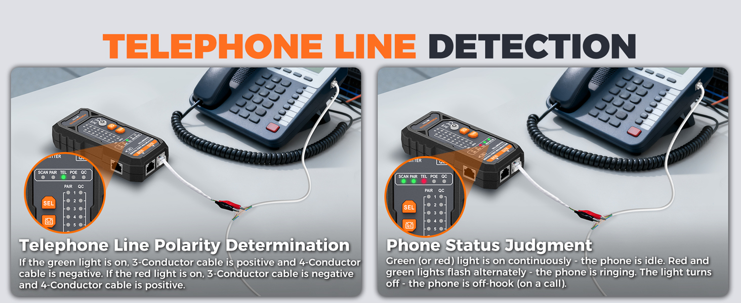 TELEPHONE LINE DETECTION