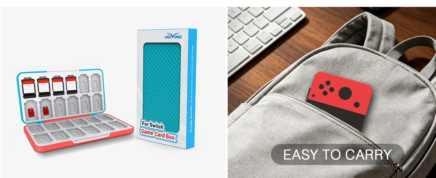 Game card case feature