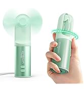 WITHOUSE Portable Handheld Mini Fan, 4 in 1 Rechargeable Usb Fan, Small Hand Fan,Personal Desk Fa...