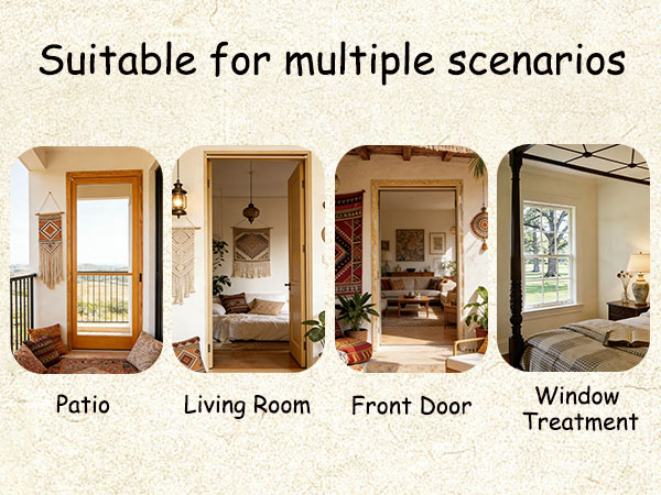 boho curtains