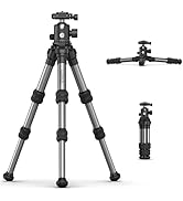 ULANZI TT30 Travel Ultra Portable Camera Tripod w Panorama Ball Head, Professional Aluminum Table...