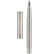 Hongdian 1861 Stainless Steel Fountain Pen Extra Fine Nib, Classic Design Smooth Writing Pen with...