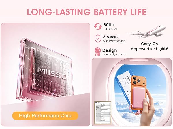 5000mah Ultra Slim Power Bank Pocket Size Mini Portable Charger Travel Essential Phone Charger