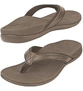 Thearches Men's Flip flops Orthotic Arch Support Sandals, Recovery Supportive Flip flop Slides fo...