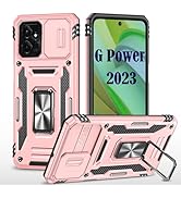 PASNEW Case for Moto G Power 2023,[Military-Grade] 360° Rotate Magnetic Ring Kickstand for G Powe...