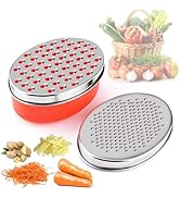 Kunovo Cheese Grater With Airtight Storage Container,cheese shredder&amp;vegetable grater,Box Grater ...