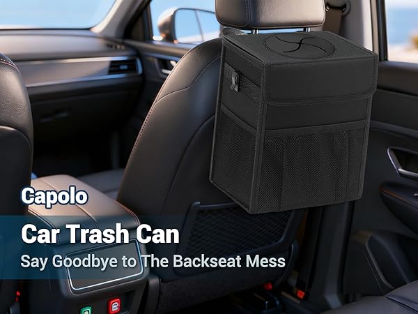 car trash can
