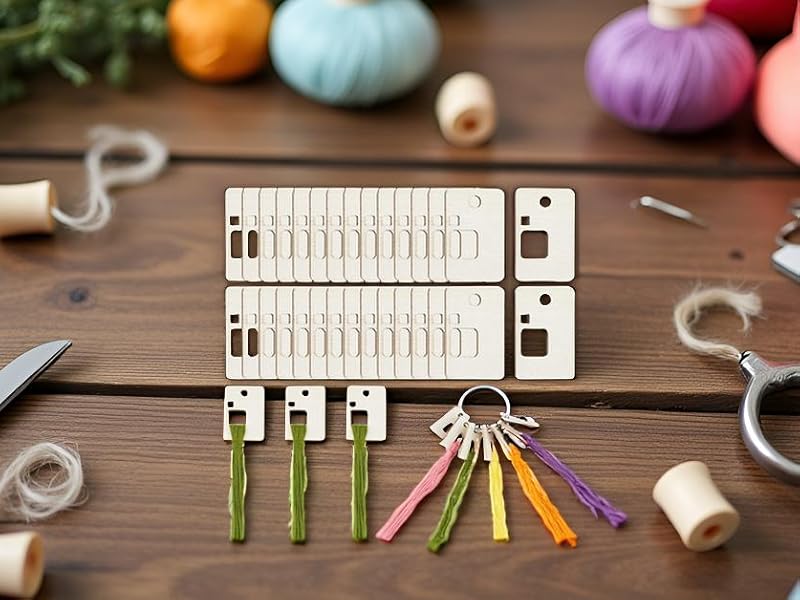 Wood Thread Cross Stitch Bobbins