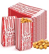 Mezchi 400 Pcs Small Paper Popcorn Bags, 1 Oz Movie Night Pop Corn Bags, Oil-proof Paper Popcorn ...
