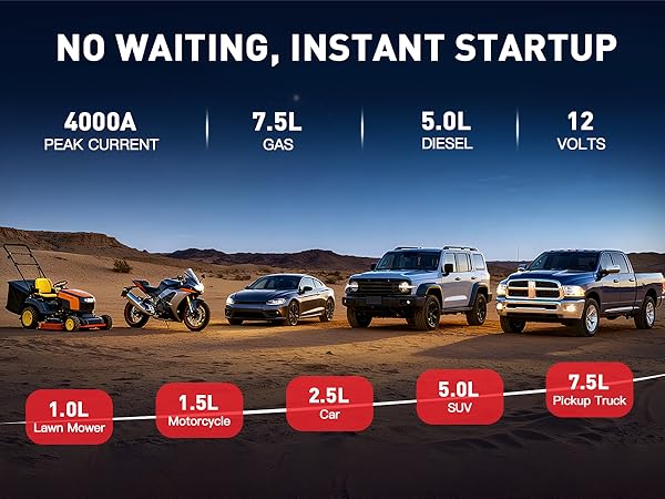 portable car jump starter