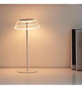 WEILAILUX LED Cordless Table Lamp Rechargeable, Portable Battery Operated Bedside Lamp, Touch Dim...