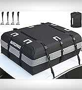 MARCHWAY Waterproof Car Roof Luggage Bag, Weatherproof Soft Shell Rooftop Cargo Carrier Bag for V...