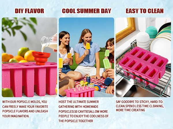 silicone popsicle molds maker for kids