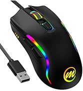 memzuoix Gaming Mouse-Black