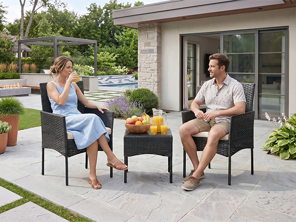 Outdoor Conversation Set for Backyard Relaxing