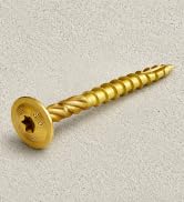 FMhotu Lag Screws, 5/16" x 3" Structural Screws | 50Pcs Construction Lag Screws, Rust Resistant, ...