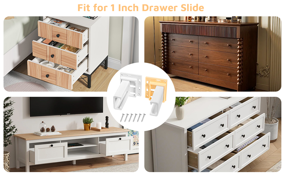 drawer track back plate