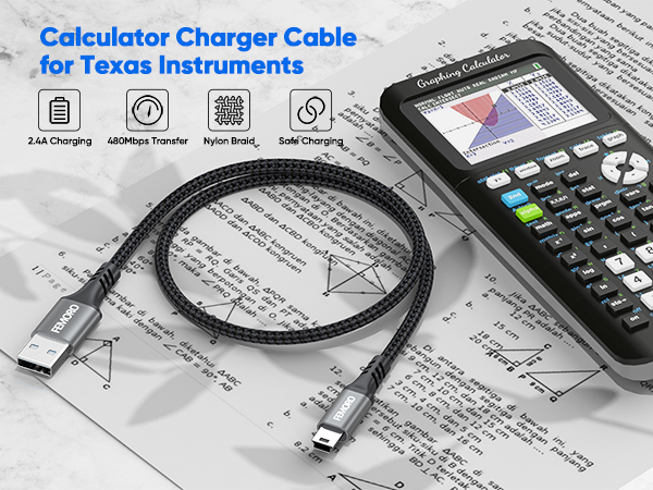 Calculator Charger Cable