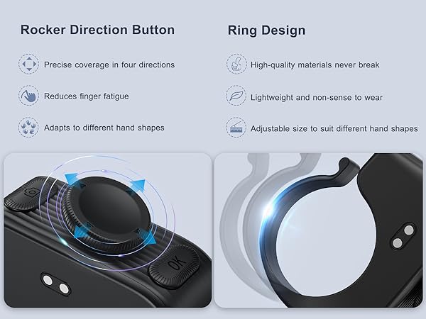 ring scroller for iphone kindle page turner ring