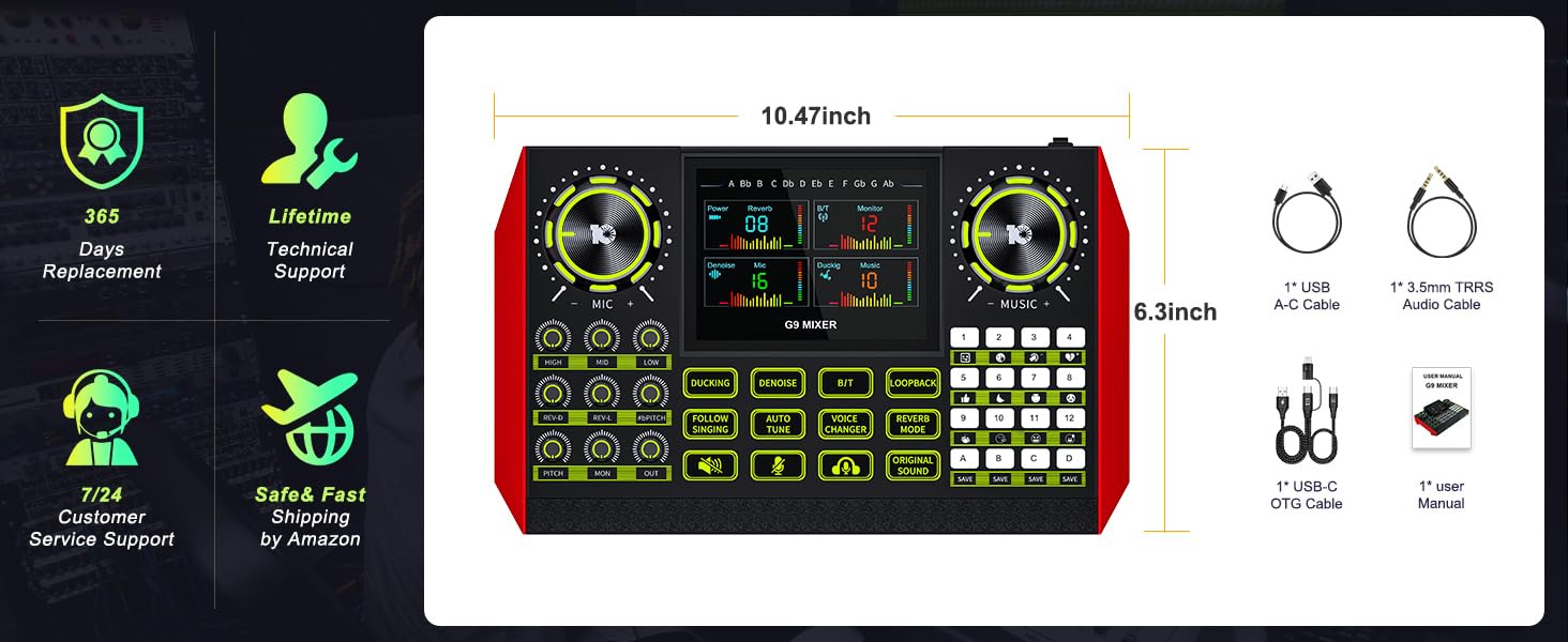 audio interface for pc live sound card soundboard for pc audio mixer live sound card voice changer