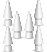 MEKO 6 Pack Replacement Tips for Apple Pencil 1st/2nd Generation,Upgraded Durable Apple Pencil 2n...