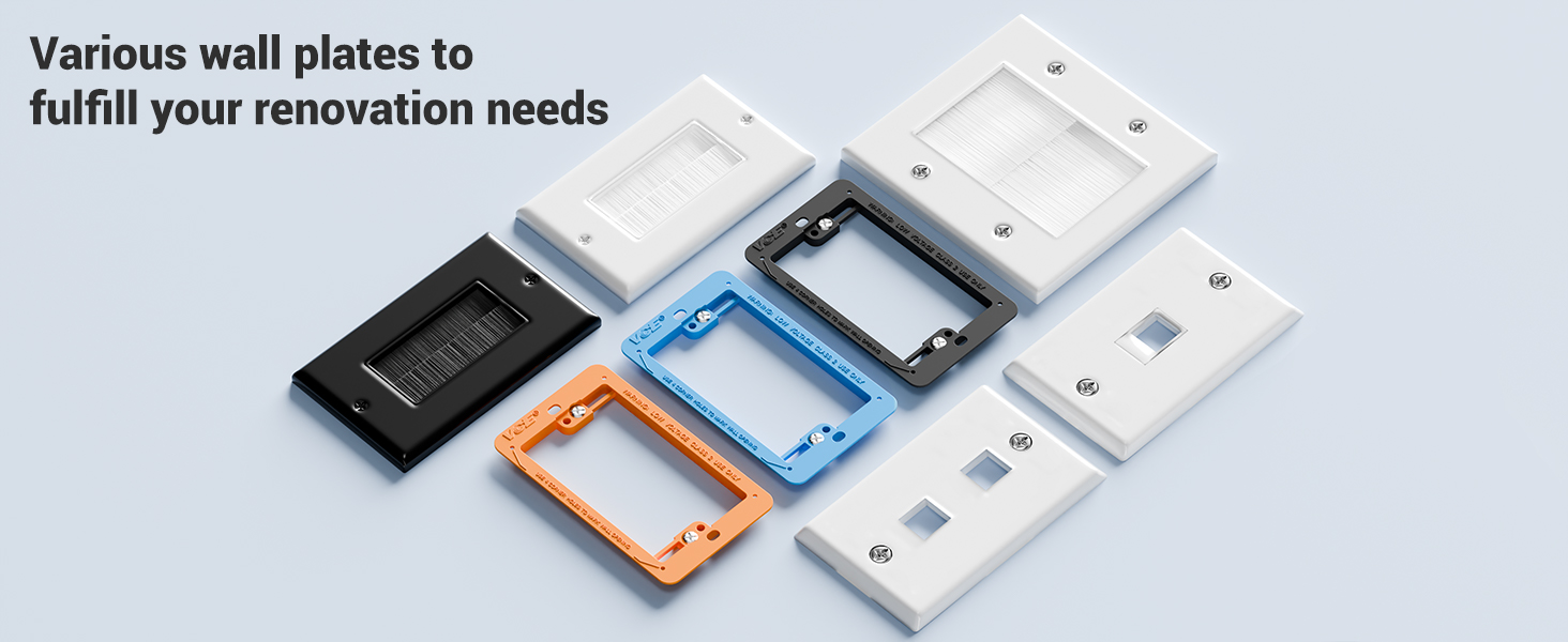 wall plate cable pass through