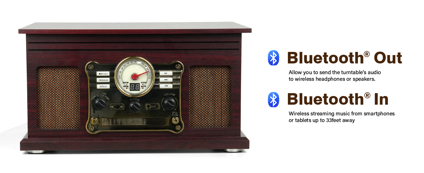 bluetooth record player