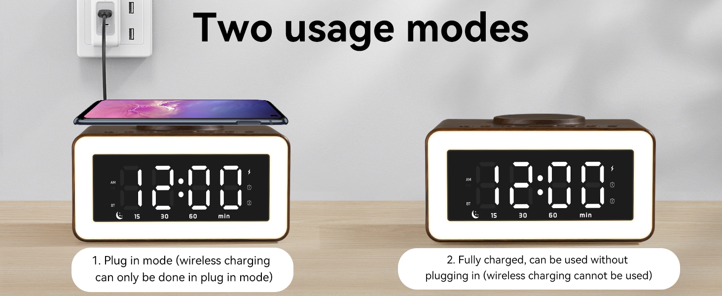 loud alarm clock for heavy sleepers adults old school desk clocks office with multiple alarms