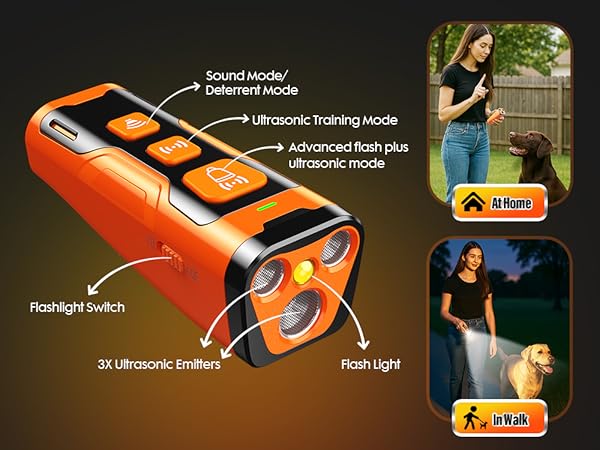 dog bark anti bark deterrent