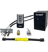 Durablow 8VK-TX141 Electronic Automatic Spark to Pilot Valve Kit with Variable Flame Height Remot...