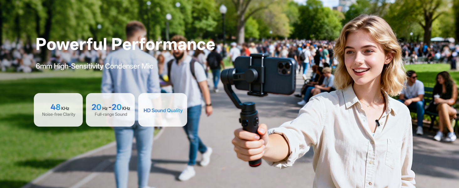 Wireless Lavalier Microphone for iPhone