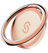 Syncwire Cell Phone Ring Holder Stand, 360 Degree Rotation Finger Ring Kickstand with Polished Me...