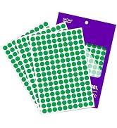 PARLAIM 1500PCS Colored Dot Stickers 1/2
