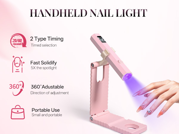 Handheld Nail Light with Stand