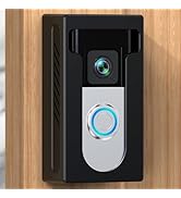 Adhesive Mount Compatible with for Video Doorbell No-Drill Mounting Bracket Cover Holder Not Bloc...
