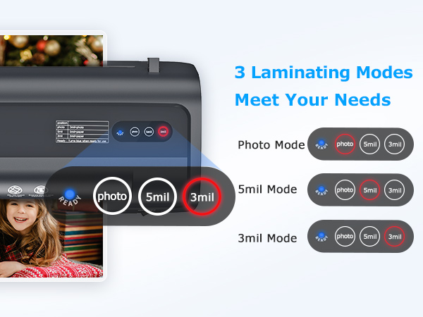 BONSEN A4 Thermal Laminator Machine with Never Jam Tech