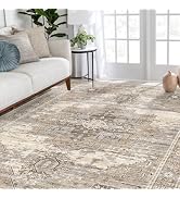 RUUGME Washable 5x7 Area Rugs - Large Rugs for Living Room Stain Resistant Carpet Vintage Rugs fo...