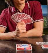 Bicycle Rider Back Playing Cards, Standard Index, Poker Cards, Premium Playing Cards, Red &amp; Blue,...