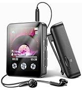 128GB MP3 Player with Bluetooth, Portable Touchscreen Music Player with Clip for Sport, HiFi Soun...