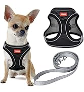 YIMEIS Dog Harness and Leash Set, No Pull Soft Mesh Pet Harness, Reflective Adjustable Puppy Vest...